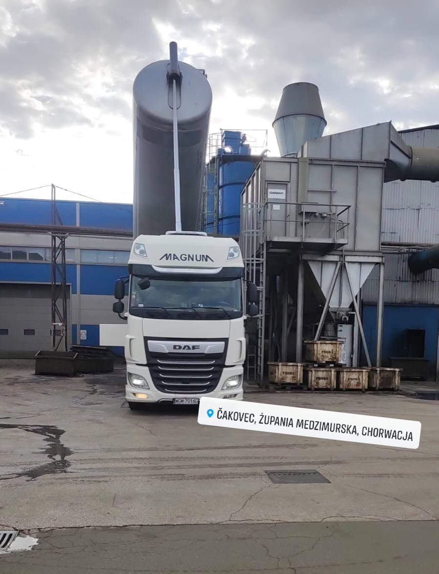 DAF-Siloauflieger im Schüttguttransport