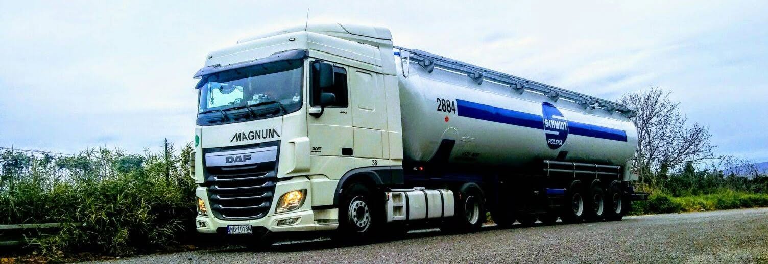 Silonaczepa DAF w transporcie materiałów sypkich